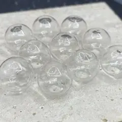 B257 1点限り 在庫処分 ガラスドーム 16mm 方穴 10個