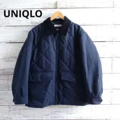 W481 UNIQLO パデッドキルティングブルゾン