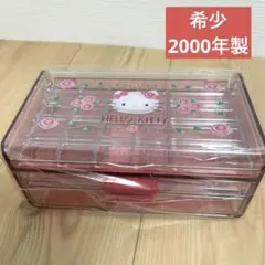 希少　ハローキティ アクセサリーケース 小物入れ ローズキティ　三段チェスト
