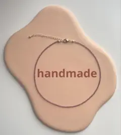 ハンドメイド　ビーズチョーカー　ネックレス