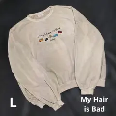 My Hair is Bad boysピグメントスウェット Lsizeのサムネイル