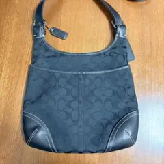 COACH シグネチャー ショルダーバッグ ブラック