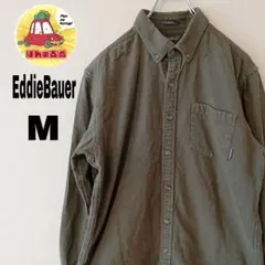 USA古着 EddieBauer ネルシャツ　M グリーンのサムネイル