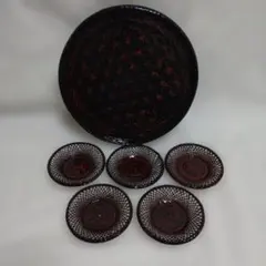 茶道 藍胎漆器 茶托 5個 お盆 盛籠 セット 漆 工芸品 - メルカリ
