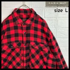 ネルシャツ ブロックチェック