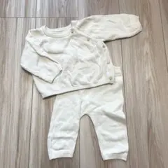 H&M コットンニット 2アイテム セットアップ h&m 62 2-4ヶ月