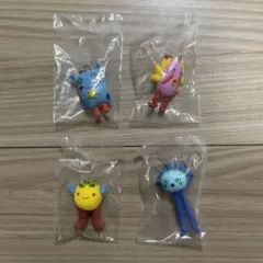 ナンジャモンジャ カプセルフィギュアキーホルダー ミドリ vol.2 4点セット