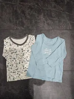 【美品】あったかインナー 冬用 長袖 80 綿100%