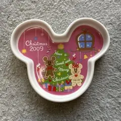 美品　ディズニーリゾート ミッキー型プレート 2009年