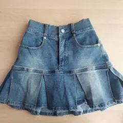 WEGO フリーサイズ　デニムミニスカート