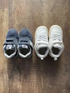 保育園靴　ネイビー ホワイト　ニューバランス　ナイキ　14センチ