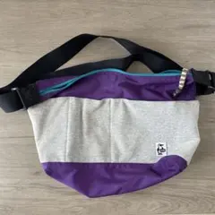 チャムスCHUMS ショルダーバッグ　パープルグレー