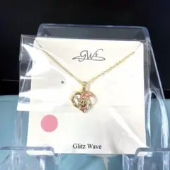 LuLuDiy Glitz Wave 　ハート　ゴールド　うさぎ　ネックレス★