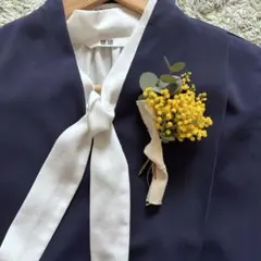 ミモザ フレッシュ　コサージュ