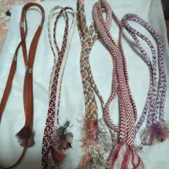 伝統的な帯締め5本セット