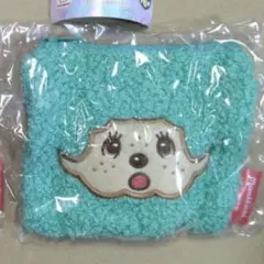 モンチッチ　もこもこスクエアポーチ　カラフルバージョン