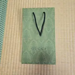 【GUCCI】 ショップ袋 ショッパー グリーン　ブラック