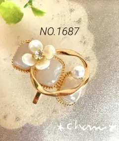 ハンドメイド＊ポニーフック＊ NO.1687
