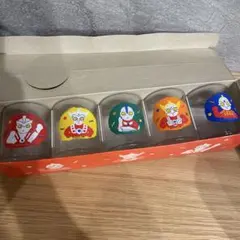 ウルトラマン　ウルトラ兄弟　ミニグラス5個セット