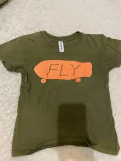 GeeWhiz Tシャツ FLY スケートボード柄 カーキ 130のサムネイル