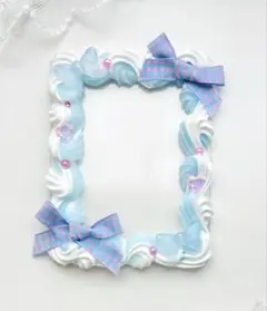 ホイップデコ　B8硬質トレカケース　白　水色　ピンク