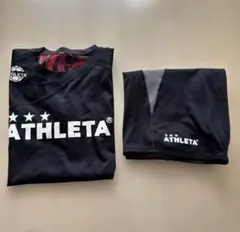 ATHLETA 黒 上下セット