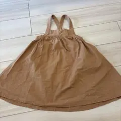 Samansa Mos2 ジャンバースカート XL ベージュ
