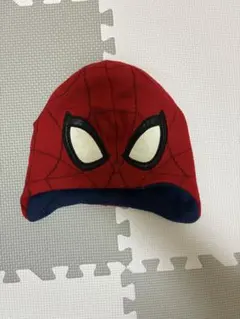 スパイダーマン ニット帽 赤色