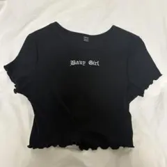 SHEIN ミニTシャツ 黒 夏服