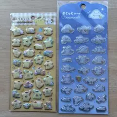 【新品未開封】ぷくっとシール　ポムポムプリン・シナモンロール　2点まとめ売り