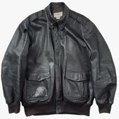 【美品】80’s L.L.Bean A-2 type レザージャケット 46L