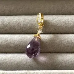 アメジスト　ペンダントトップ　チャーム
