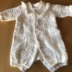 動物柄 ホワイト ツーウェイ・ドレスオール