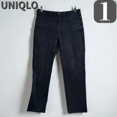 UNIQLO デニム　メンズ　M ブラック　黒　ボトムス　ジーンズ　ズボン