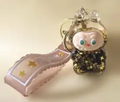 値下げしました!!ラブブ オイルインキーホルダーベルト(持ち手付き) 黒