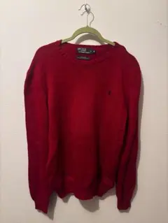 Polo by Ralph Lauren クルーネックニット 90s 紺タグのサムネイル