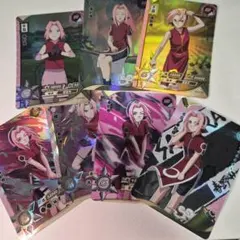 NARUTO ナルト カード 春野サクラ 3枚セット＋イノ 3枚セット NARUTO ナルト カード 春野サクラ 3枚セット＋イノ 3枚セット - メルカリ