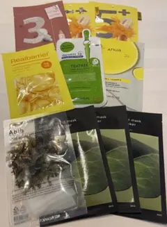 韓国 鎮静 美白系パック10枚セット