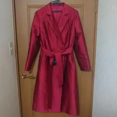 pierre cardin ロングコート深紅 サイズ38のサムネイル