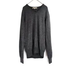 【ユニクロ】メンズ　長袖カットソー　エクストラファイン　メリノウール100%