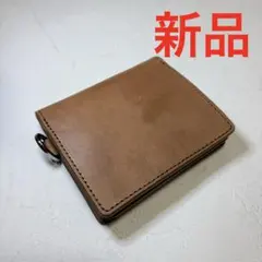 新品 ノマドイ ミニ財布 折り財布 ブラウン 茶色 茶 財布 ベージュ 小型財布のサムネイル