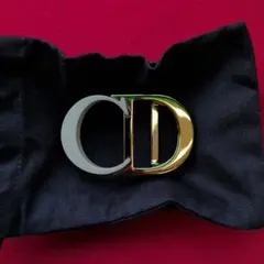 保証書付 Dior CDロゴバックル 黒ベルト - メルカリ
