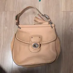 I*C様 COACH ベージュ ハンドバッグ