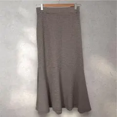 coca コカ シャーリング チェック マーメイド スカート M