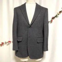 カシミヤ100% テーラードジャケット 3L 日本製 冬用フォーマル