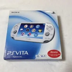 【箱付き美品】PSVITA PCH-1100 クリスタル・ホワイトのサムネイル