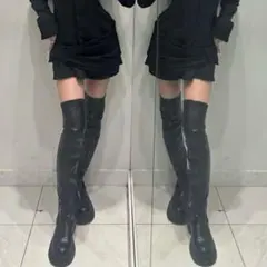 新品　ZARA ニーハイブーツ