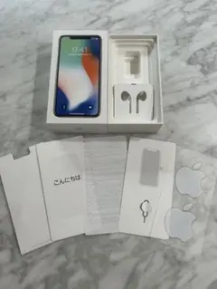 iPhone X 256GB 空箱 シルバー