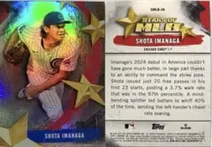 今永昇太 topps 2025 series1 STARS OF MLB 2枚