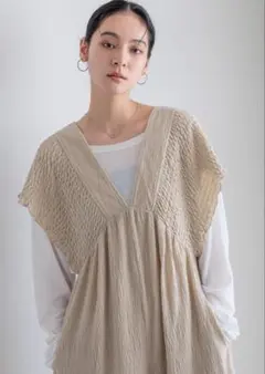 〈未使用〉LOWRYS FARMシャーリングベロアサロペ（L サイズ）のサムネイル
